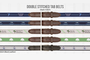 Double Stitched Tab Belts