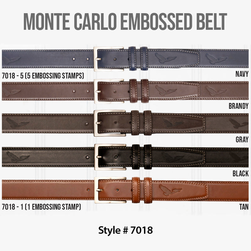 Monte Carlo Embossed Belt – YRI Designs display picture 3