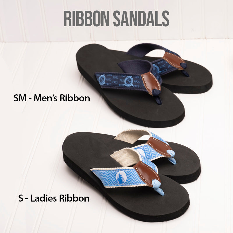 Ribbon slippers hot sale