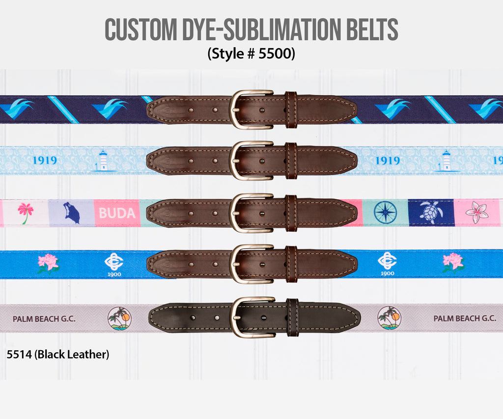 Custom Dye-Sublimation Belts