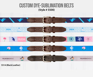 Custom Dye-Sublimation Belts