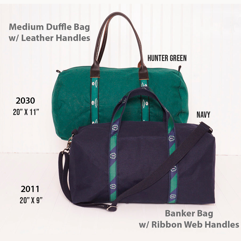 Duffle Bag and Banker Bag