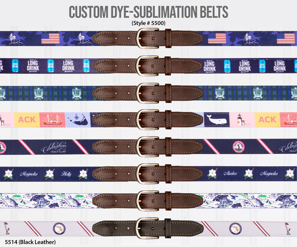 Custom Dye-Sublimation Belts