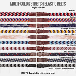 Multi-Color Stretch Elastic Belts - 4027