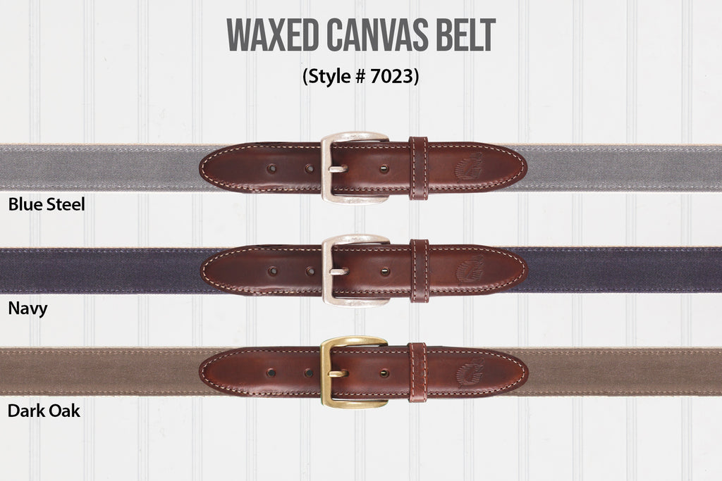 Waxed Canvas Belts