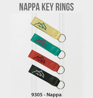 Embroidered Nappa Key Rings