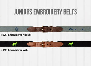 Juniors Embroidery Belts