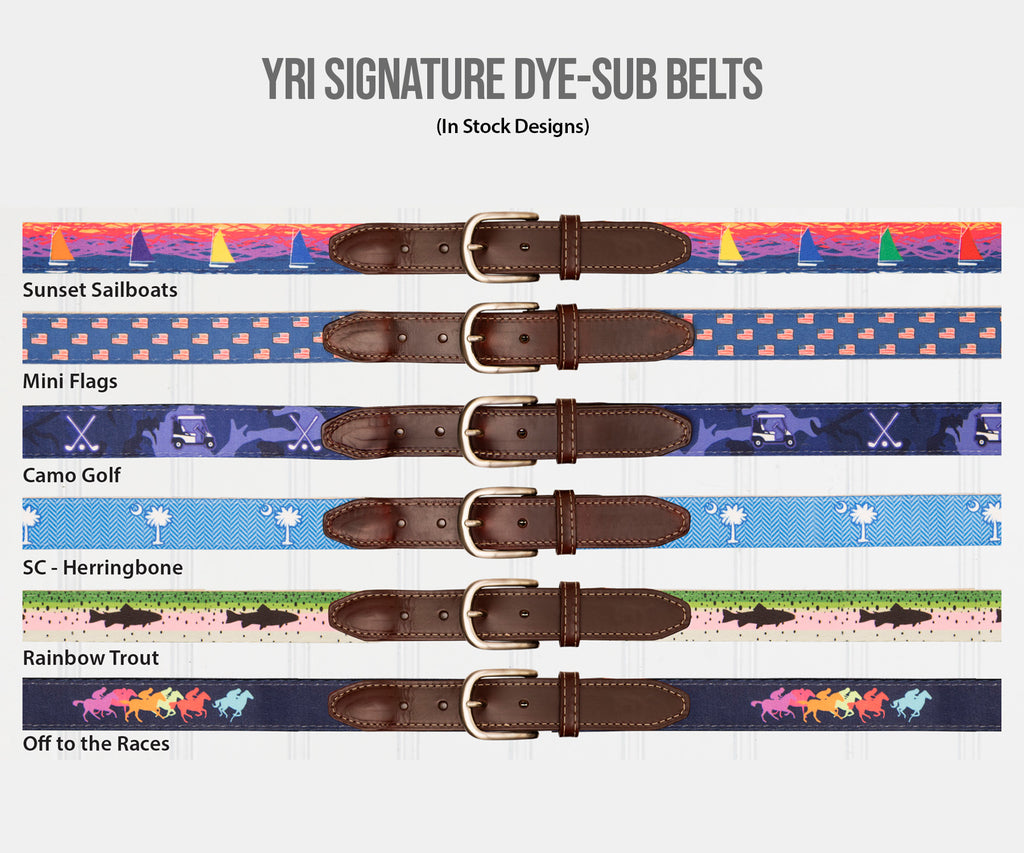 YRI Signature Dye-Sub Belts